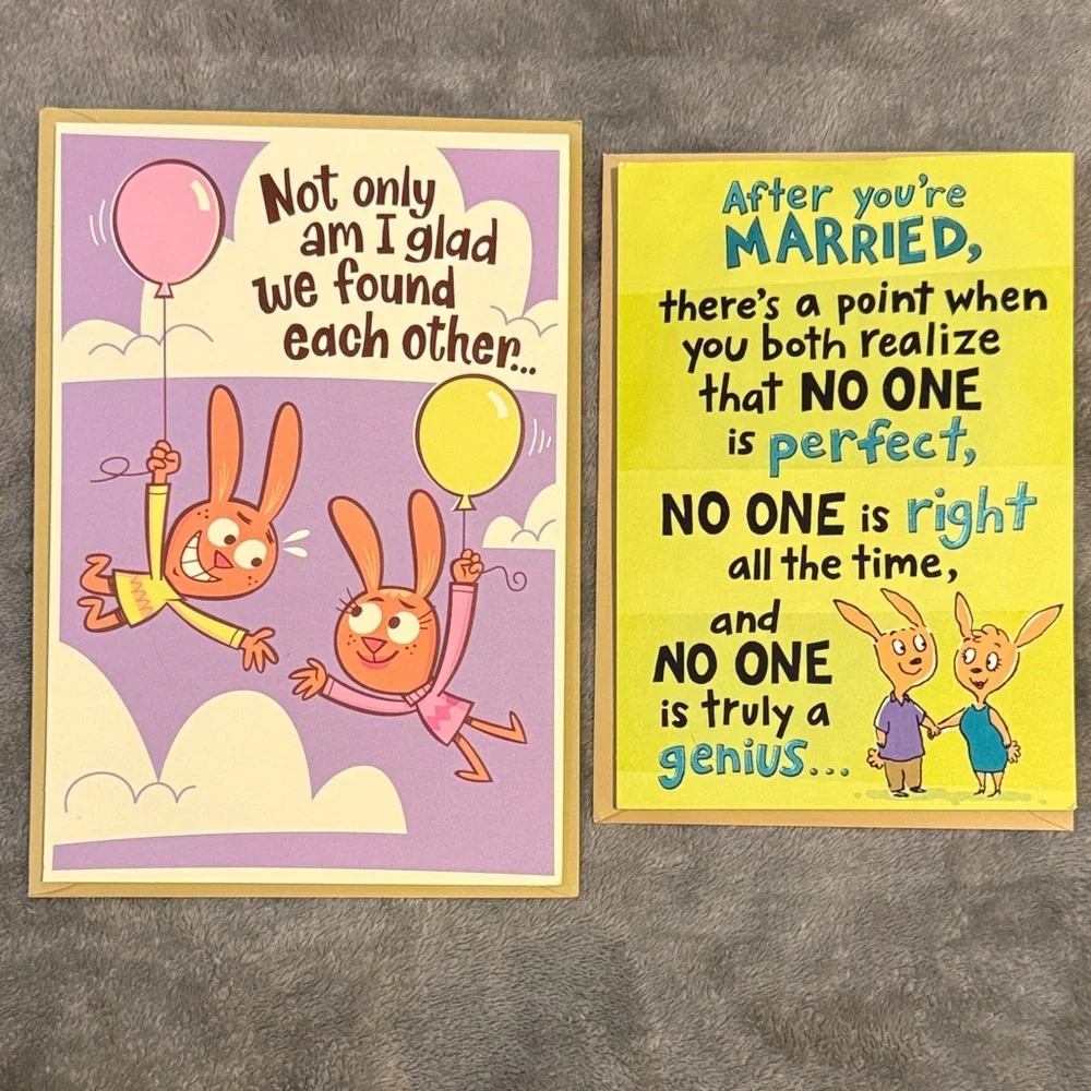 🌻 Bundle of 2 Hallmark Anniversary Cards